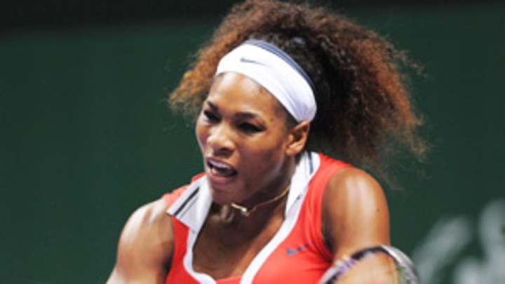 Minus her best weapon, Serena wins first match since U.S. Open