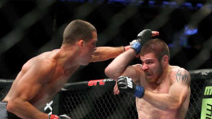 Nate Diaz rocks Miller, New Jersey to win main event at UFC on Fox 3 Nate Diaz rocks Miller, New Jersey to win main event at UFC on Fox 3