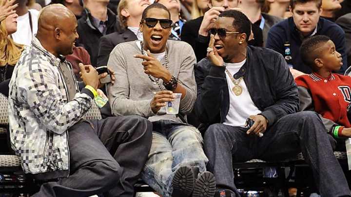 Celebrities at the NBA All-Star Game