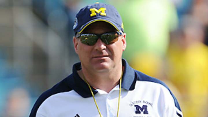 Michigan's Rodriguez back at work