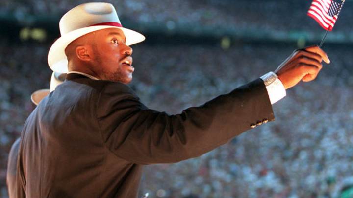 Athletes With the American Flag