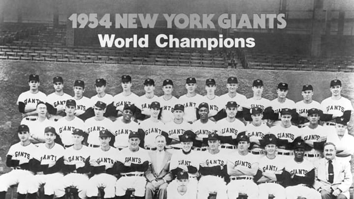 1954 World Series champion Giants