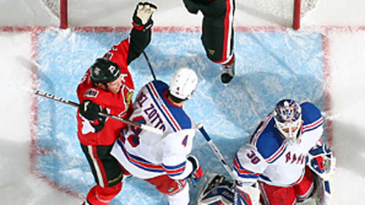 Sens fight back, frustrate Rangers