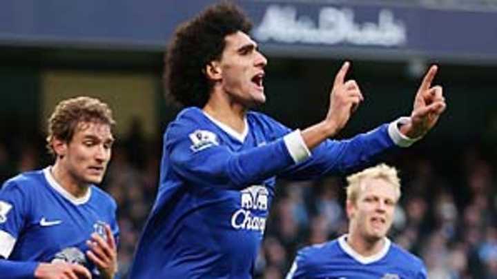 Everton's Fellaini suspended three matches