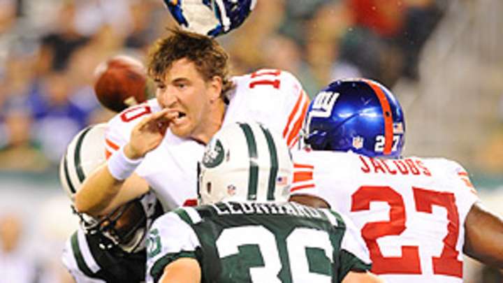 Eli Manning's hit underscores need for the NFL's new helmetless rule