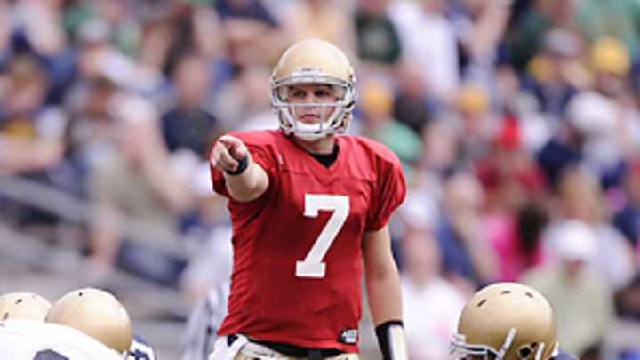 As Clausen grows, the hope of Notre Dame blooms in spring As Clausen grows, the hope of Notre Dame blooms in spring