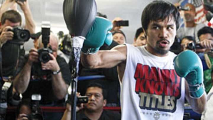 Behind the scenes with Pacquiao
