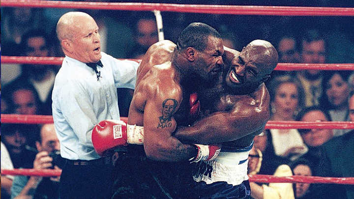 An oral history of the infamous 1997 Mike Tyson-Evander Holyfield 'bite fight' An oral history of the infamous 1997 Mike Tyson-Evander Holyfield 'bite fight'