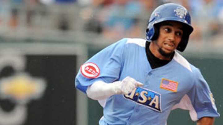 Reds prospect Hamilton blazing trail to majors in record fashion