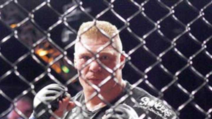 UFC 91: Lesnar pummels Couture UFC 91: Lesnar pummels Couture