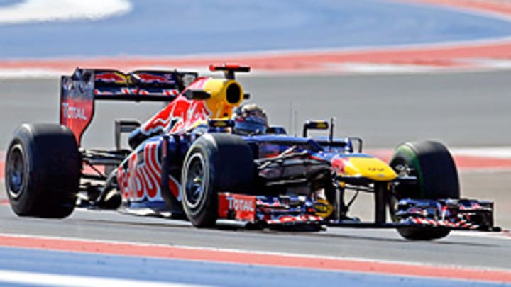 Sebastian Vettel posts fastest lap at U.S. Grand Prix practice