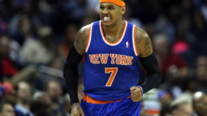 Carmelo Anthony has numb finger, status uncertain for Heat game