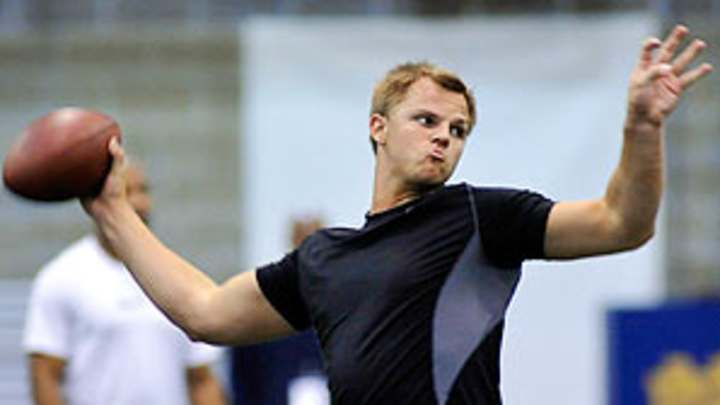 Clausen doesn't wow at Pro Day