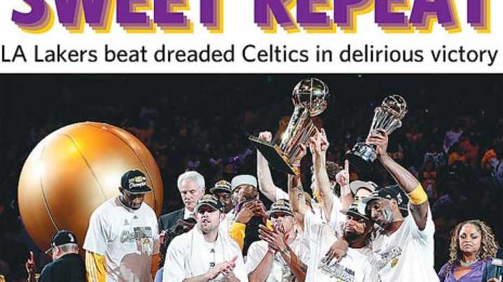 NBA Championship Front Pages