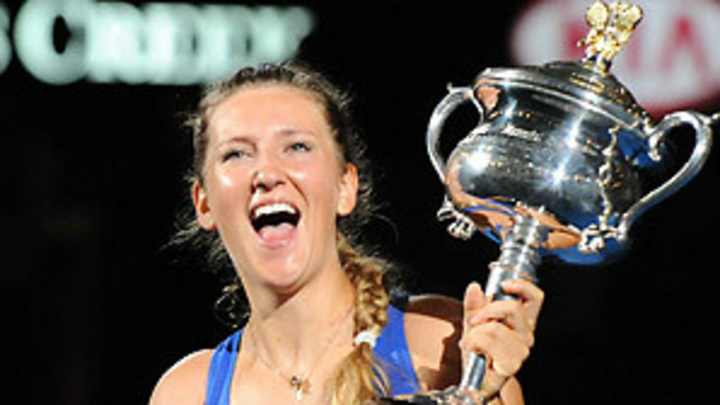 Azarenka shrugs off Djokovic comparison - for now Azarenka shrugs off Djokovic comparison - for now