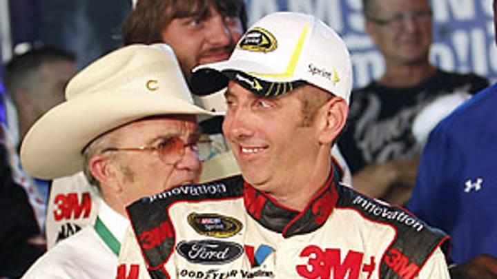 Biffle makes triumphant return by taking checkered flag at Texas Biffle makes triumphant return by taking checkered flag at Texas