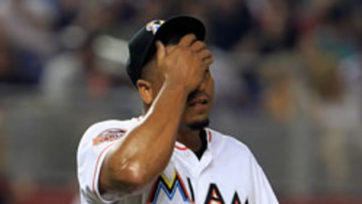 Carlos Zambrano leaves Marlins game with "lower back stiffness"