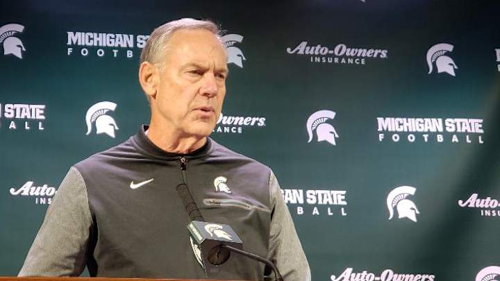 Michigan State Spartan Football Coach Mark Dantonio Talks Michigan Wolverines