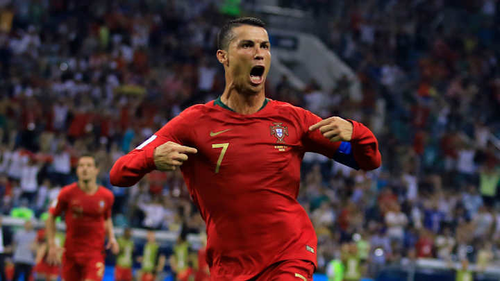 Cristiano Ronaldo Scores 100th International Goal for Portugal