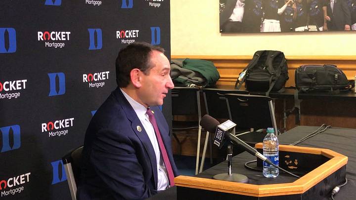 Coach K: This Was a Game of Knowing Personnel