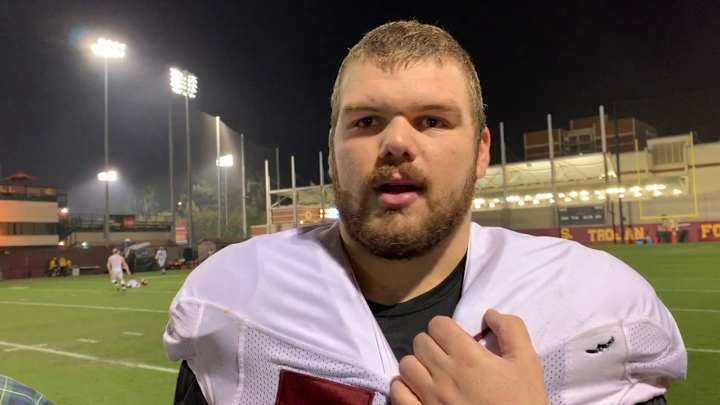 Justin Dedich is USC's New 'Quarterback' of the O-Line Justin Dedich is USC's New 'Quarterback' of the O-Line
