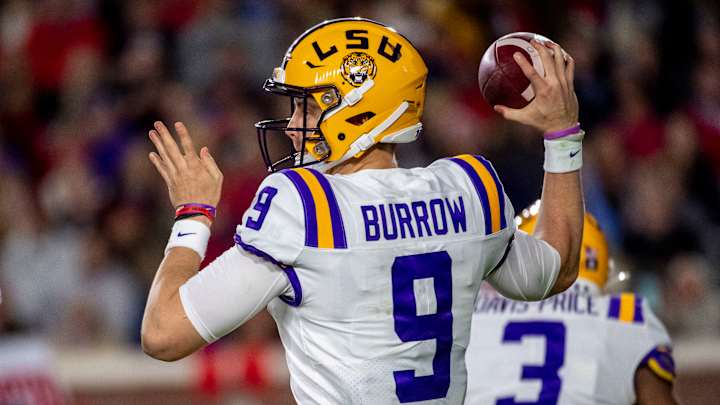 LSU Quarterback Joe Burrow Named a Finalist for Johnny Unitas Golden Arm Award
