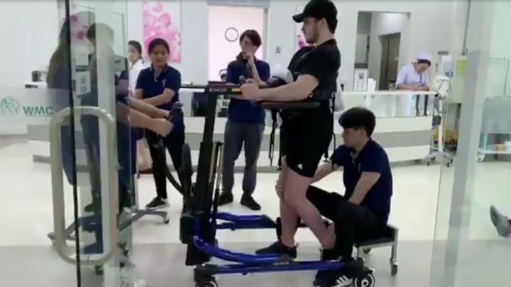 Humboldt Broncos Bus Crash Survivor Beginning to Walk After Stimulation Implant Humboldt Broncos Bus Crash Survivor Beginning to Walk After Stimulation Implant