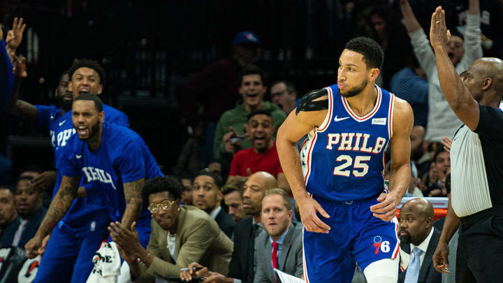 76ers’ Ben Simmons Drains First-Career Three-Pointer 76ers’ Ben Simmons Drains First-Career Three-Pointer
