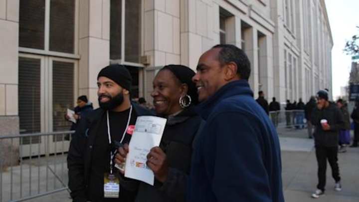 Yankees Host Annual Thanksgiving Food Voucher Giveaway