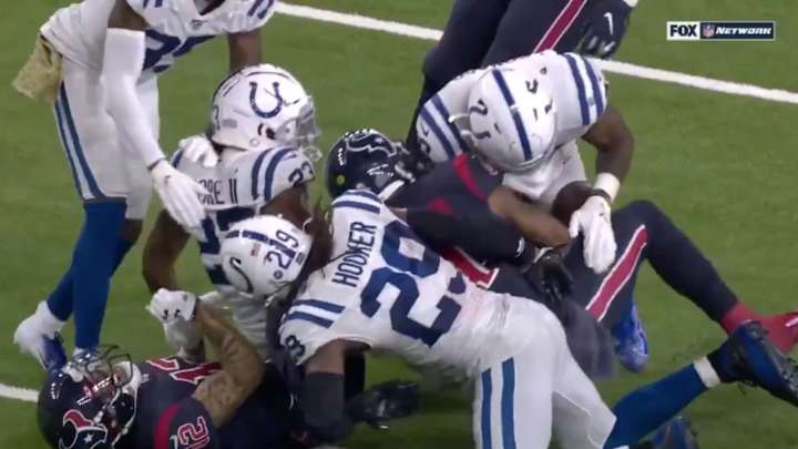 Officials Botch Deshaun Watson Fumble Call at End of Texans-Colts
