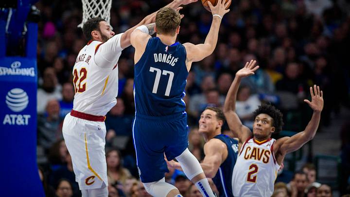 Dirk Watches as Luka Does It Again: Mavs Throttle Cavs 143-101 Dirk Watches as Luka Does It Again: Mavs Throttle Cavs 143-101
