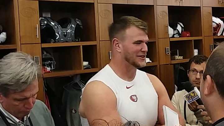 Watch: Mike McGlinchey on George Kittle's Return