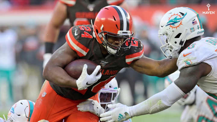 Growth on Offense Still Rooted in Nick Chubb's Impact Growth on Offense Still Rooted in Nick Chubb's Impact