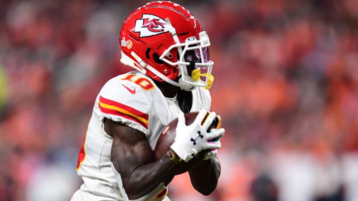 Andy Reid Optimistic for WR Tyreek Hill to Play Against Raiders in Week 13