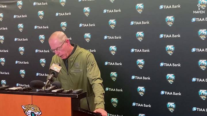 Jaguars EVP Tom Coughlin Speaks Publicly For First Time This Season: 'I Offer No Excuses' Jaguars EVP Tom Coughlin Speaks Publicly For First Time This Season: 'I Offer No Excuses'