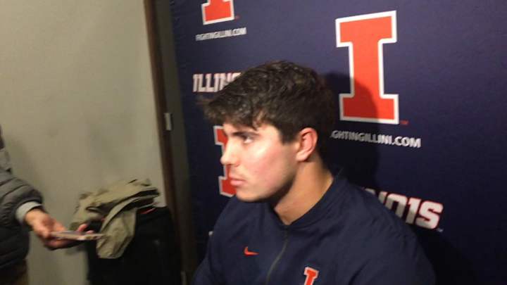 VIDEO: Illinois QB Matt Robinson after 29-10 loss to Northwestern