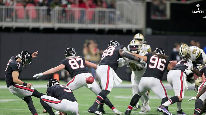 Watch: Third Time the Charm for Falcons at Placekicker This Season