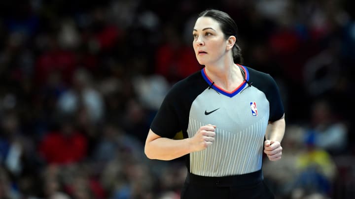 Lauren Holtkamp-Sterling Becomes First Mother to Officiate in NBA Lauren Holtkamp-Sterling Becomes First Mother to Officiate in NBA