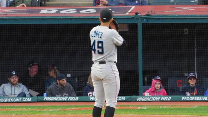 Carrasco Injured, Lopez Shuts Down Indians as Tribe Falls to Marlins 3-1 to Drop to 12-10