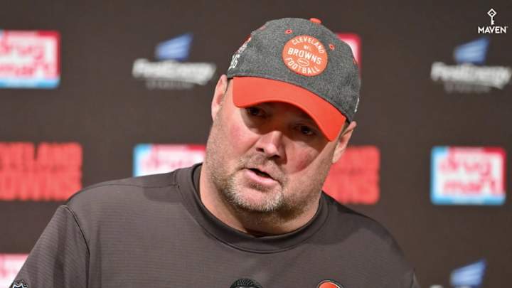 Browns Head Coach Freddie Kitchens Responds to Difficult Questions After a Win
