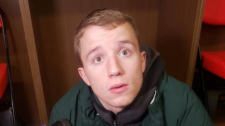 Thomas Kithier Talks After #15 Michigan State Blows Out Oakland Thomas Kithier Talks After #15 Michigan State Blows Out Oakland