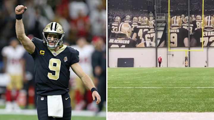 Reggie Bush Shares Behind-the-Scenes Footage of Drew Brees Alone on the Practice Field Reggie Bush Shares Behind-the-Scenes Footage of Drew Brees Alone on the Practice Field