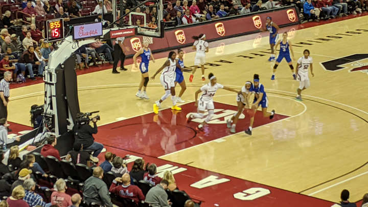 Dawn Staley says freshmen are coming along Dawn Staley says freshmen are coming along