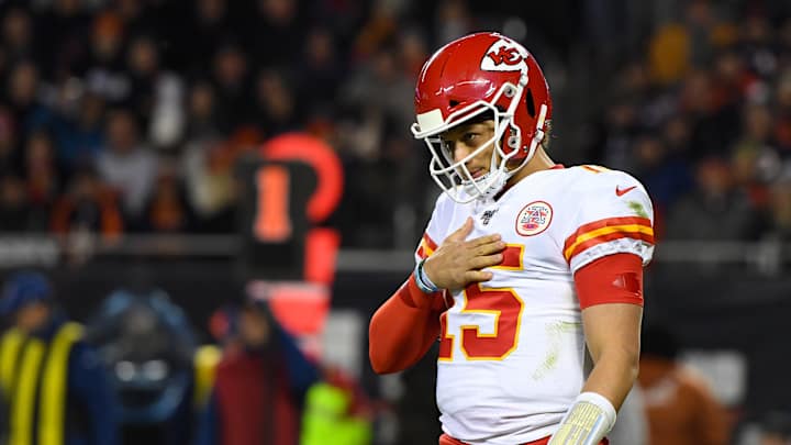 Patrick Mahomes Trolls Bears With Touchdown Celebration Patrick Mahomes Trolls Bears With Touchdown Celebration