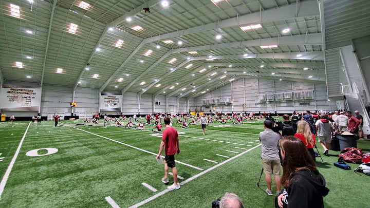 Video Recap: Alabama Football Practices at UCF Indoor Facility