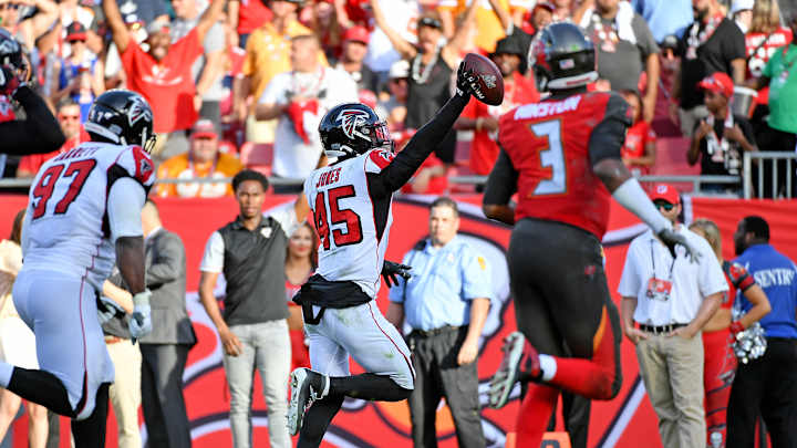 Walk-Off Pick-Six in OT Sinks Bucs vs. Falcons