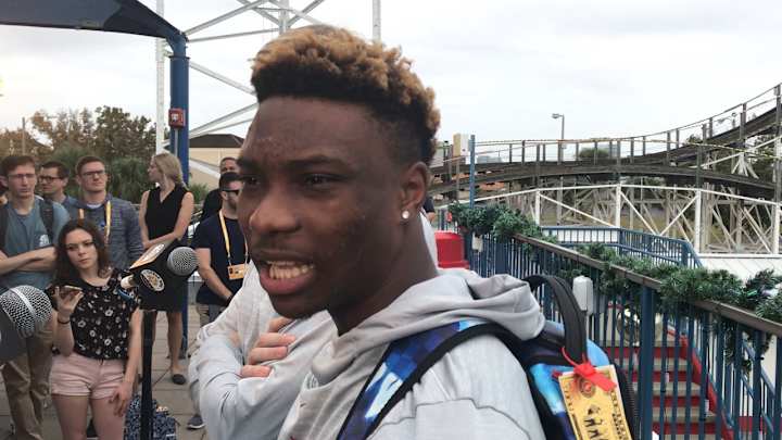 Wide receiver Henry Ruggs III not tipping hand on future