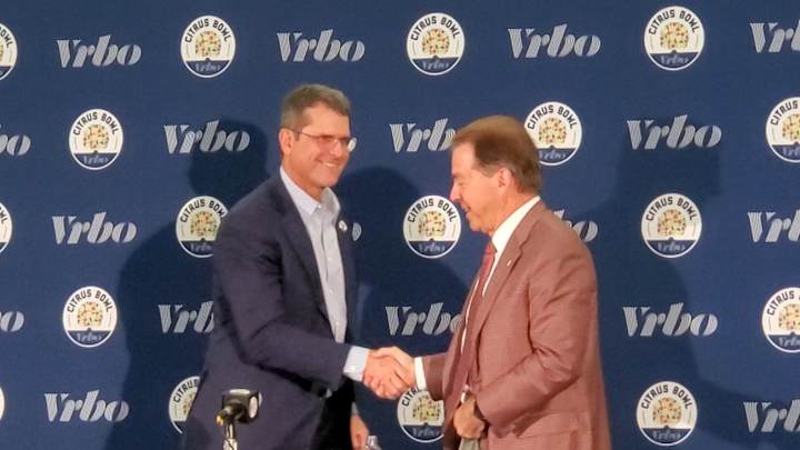 ‘Iconic’: What Jim Harbaugh Said About Alabama ahead of the Citrus Bowl ‘Iconic’: What Jim Harbaugh Said About Alabama ahead of the Citrus Bowl