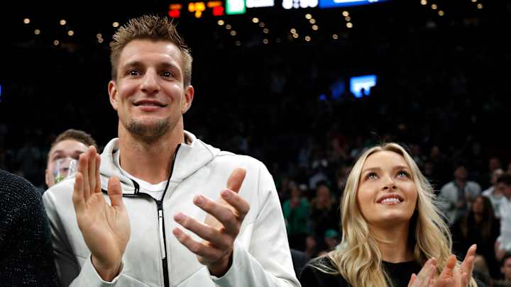 WATCH: Rob Gronkowski Spiked Steve Harvey's Lego Bust on New Year's Eve