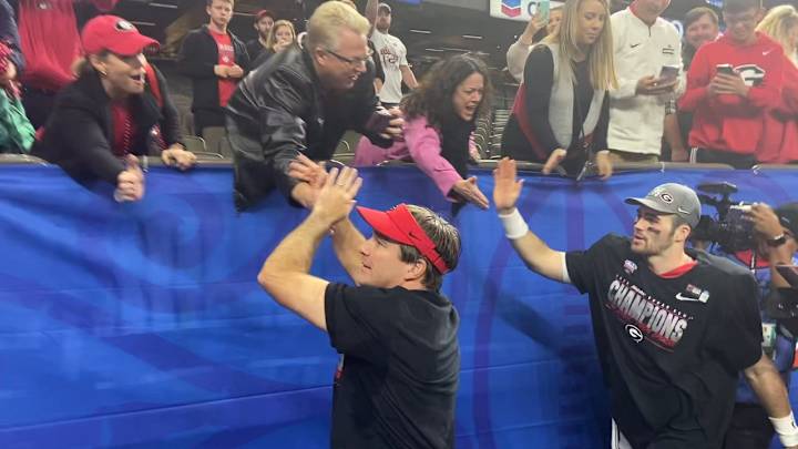 WATCH: Sugar Bowl Celebration as Georgia Beats Baylor